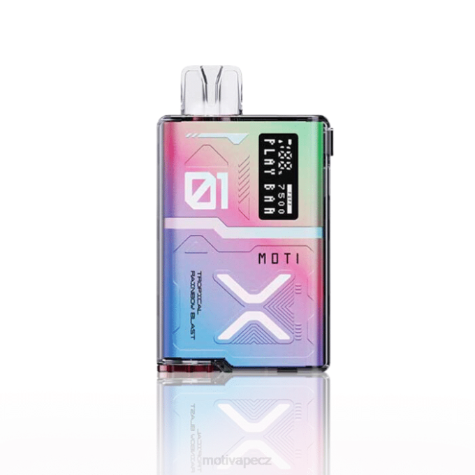 MOTI Play Bar 7500 jednorázových výdechů (5%, 7500 vdechů) duha cloudz MOTI vape puffs cz V48L57