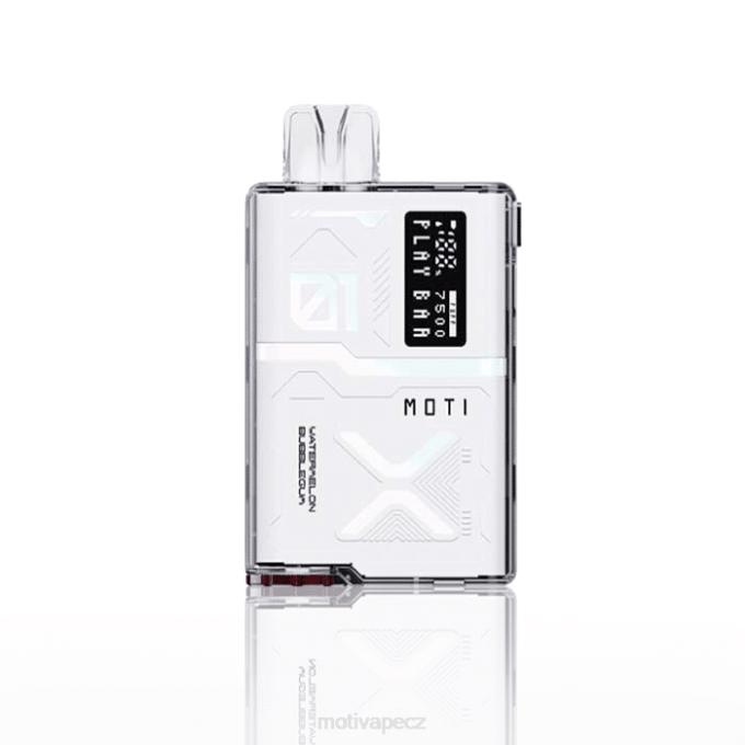 MOTI Play Bar 7500 jednorázových výdechů (5%, 7500 vdechů) melounová žvýkačka MOTI elektronická cigareta V48L53