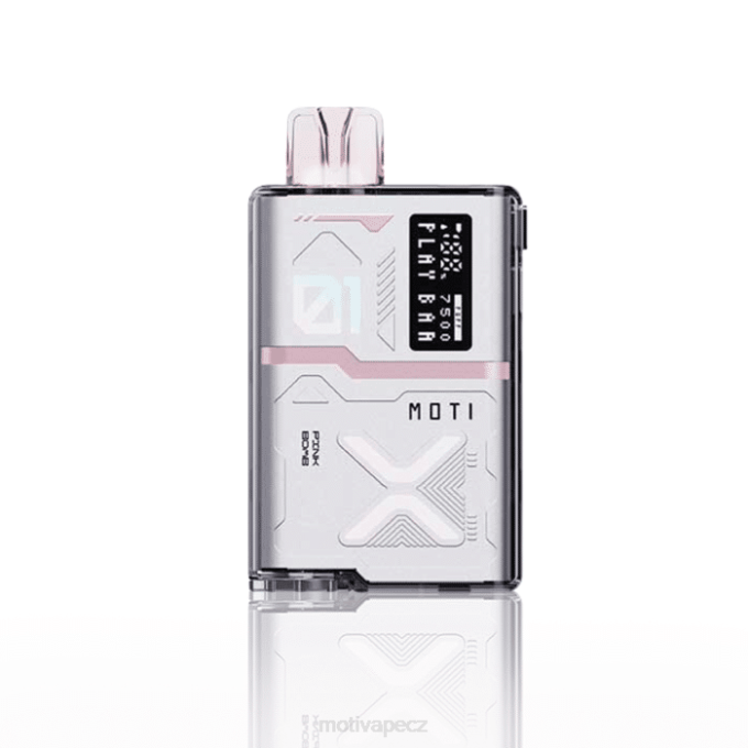 MOTI Play Bar 7500 jednorázových výdechů (5%, 7500 vdechů) růžová bomba MOTI vape flavors cz V48L58