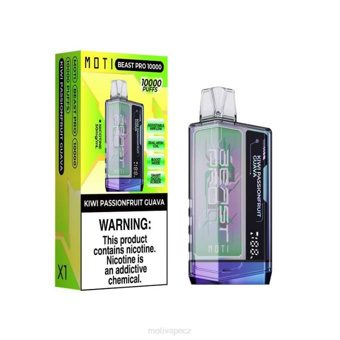 MOTI Beast Pro jednorázový výdej (5 %, 10 000 vdechů) melounový led MOTI vape praha V48L52