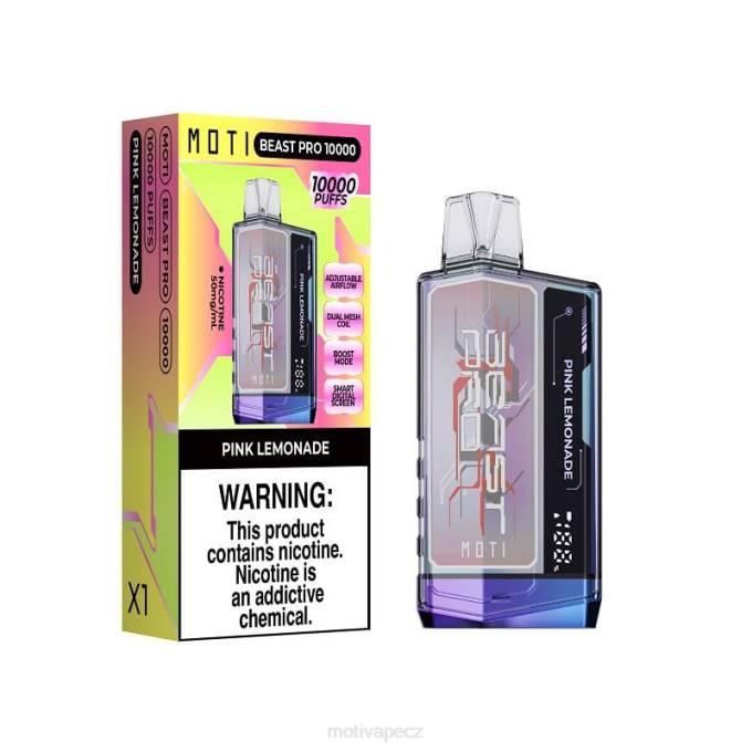 MOTI Beast Pro jednorázový výdej (5 %, 10 000 vdechů) melounový led MOTI vape praha V48L52