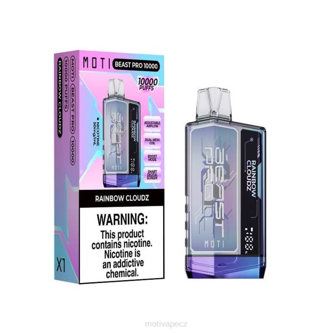 MOTI Beast Pro jednorázový výdej (5 %, 10 000 vdechů) melounový led MOTI vape praha V48L52