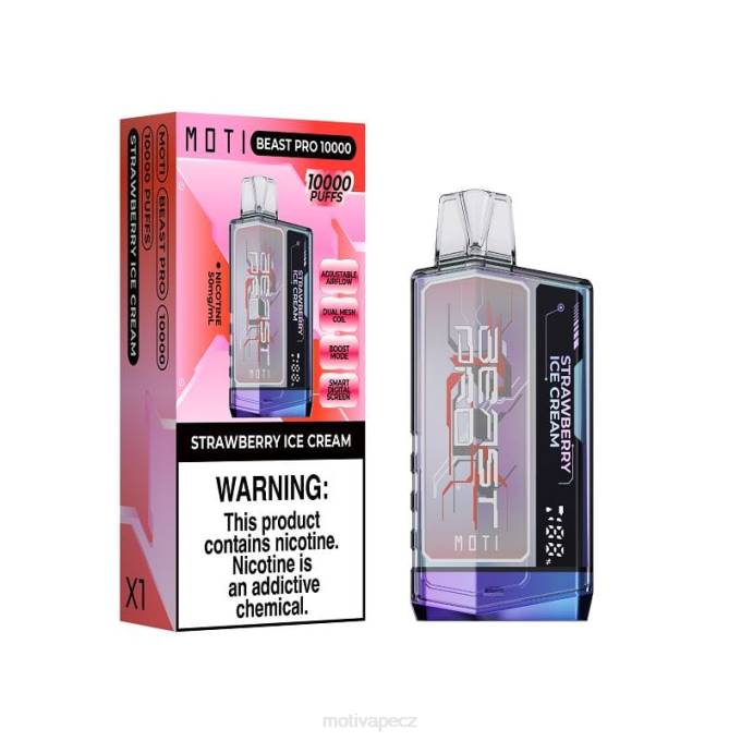 MOTI Beast Pro jednorázový výdej (5 %, 10 000 vdechů) melounový led MOTI vape praha V48L52
