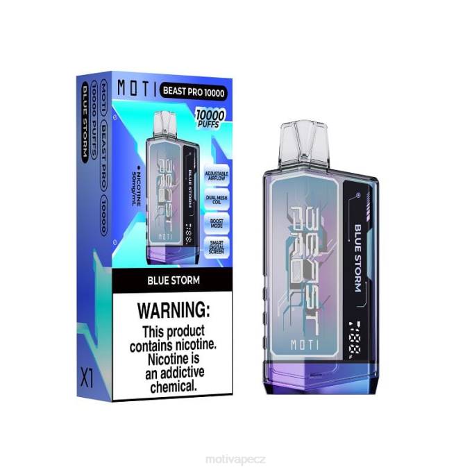 MOTI Beast Pro jednorázový výdej (5 %, 10 000 vdechů) melounový led MOTI vape praha V48L52