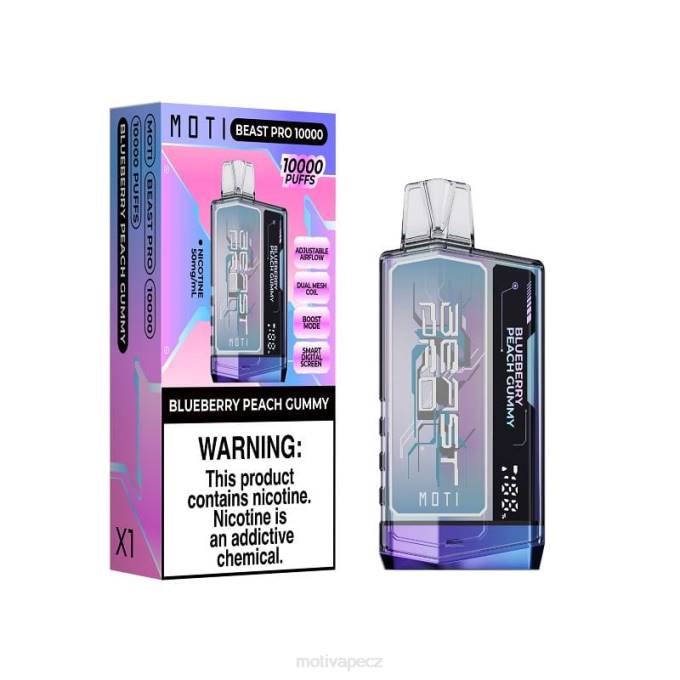 MOTI Beast Pro jednorázový výdej (5 %, 10 000 vdechů) melounový led MOTI vape praha V48L52