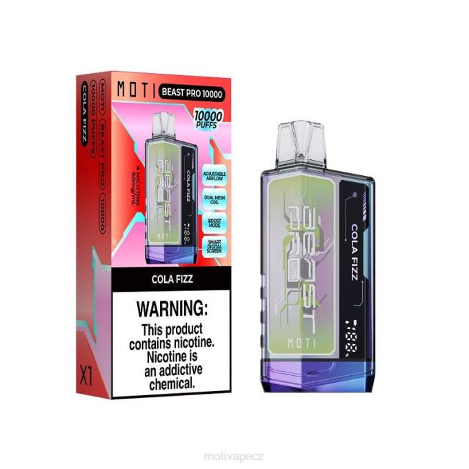 MOTI Beast Pro jednorázový výdej (5 %, 10 000 vdechů) melounový led MOTI vape praha V48L52