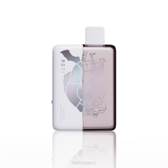 MOTI Duo 9000 jednorázových výdechů (5%, 9000 vdechů) tropický duhový výbuch MOTI vape praha V48L72