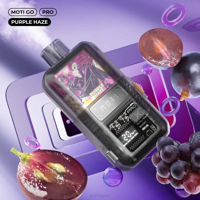 MOTI Go Pro jednorázový výdej (5 %, 12 000 vdechů) Fialová mlha MOTI vape for sale V48L19