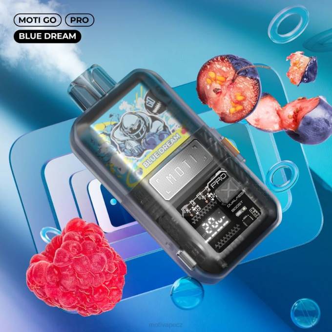 MOTI Go Pro jednorázový výdej (5 %, 12 000 vdechů) ananasový rychlík MOTI vape puffs cz V48L17