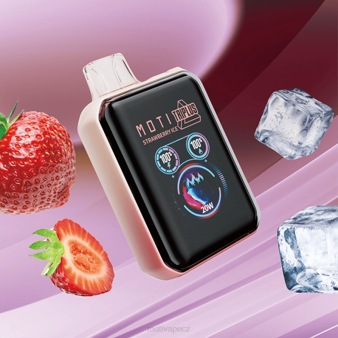 MOTI Triplus 20 000 jednorázových výparů (5 %, 20 000 vdechů) jahodový led MOTI vape for sale V48L9