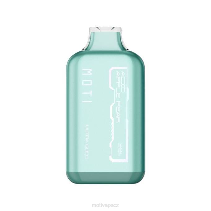 MOTI Ultra jednorázová vapka (5%, 6000 vdechů) modrý razz led MOTI vape puffs cz V48L27