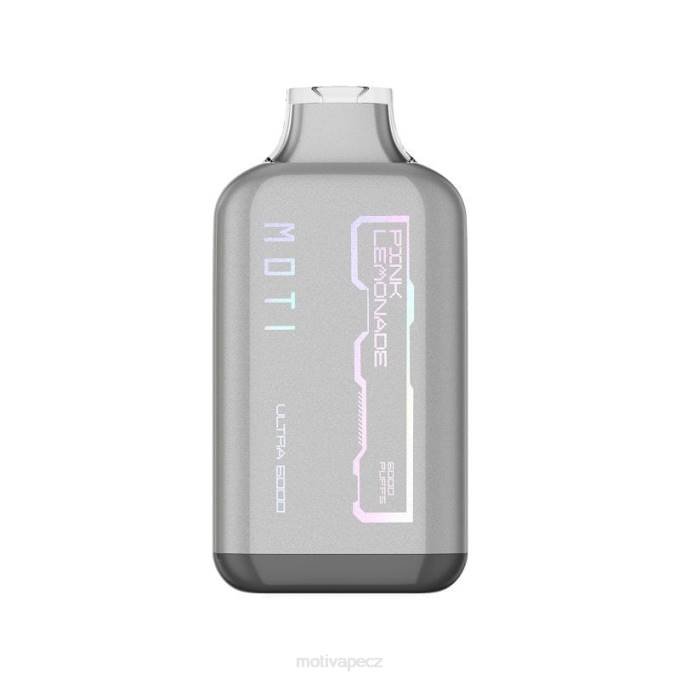 MOTI Ultra jednorázová vapka (5%, 6000 vdechů) růžová limonáda MOTI vape puffs cz V48L37