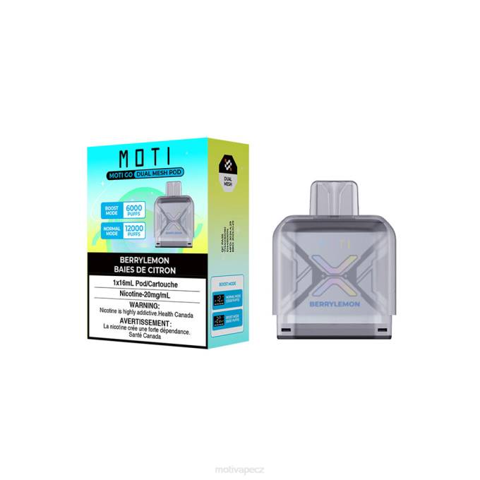 MOTI Go Pro jednorázový pod bobule citron MOTI vape amazon V48L90