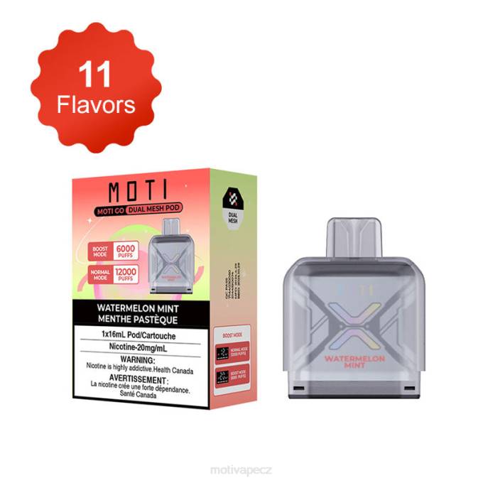 MOTI Go Pro jednorázový pod černá perla ledová MOTI vape puffs cz V48L97