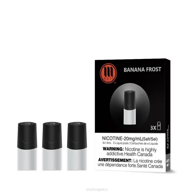 MOTI klasické lusky banánový mráz MOTI vape puffs cz V48L107