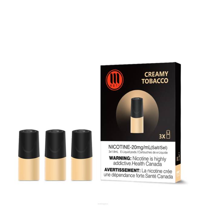 MOTI klasické lusky krémový tabák MOTI vape cena V48L106