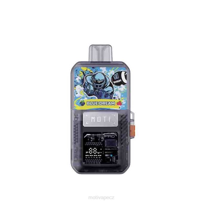 MOTI Go Pro jednorázový pod+zařízení modrý sen MOTI vape praha V48L82